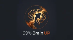 Logo for the 99 Brain Up blog about psychology and curiosities of the human mind.