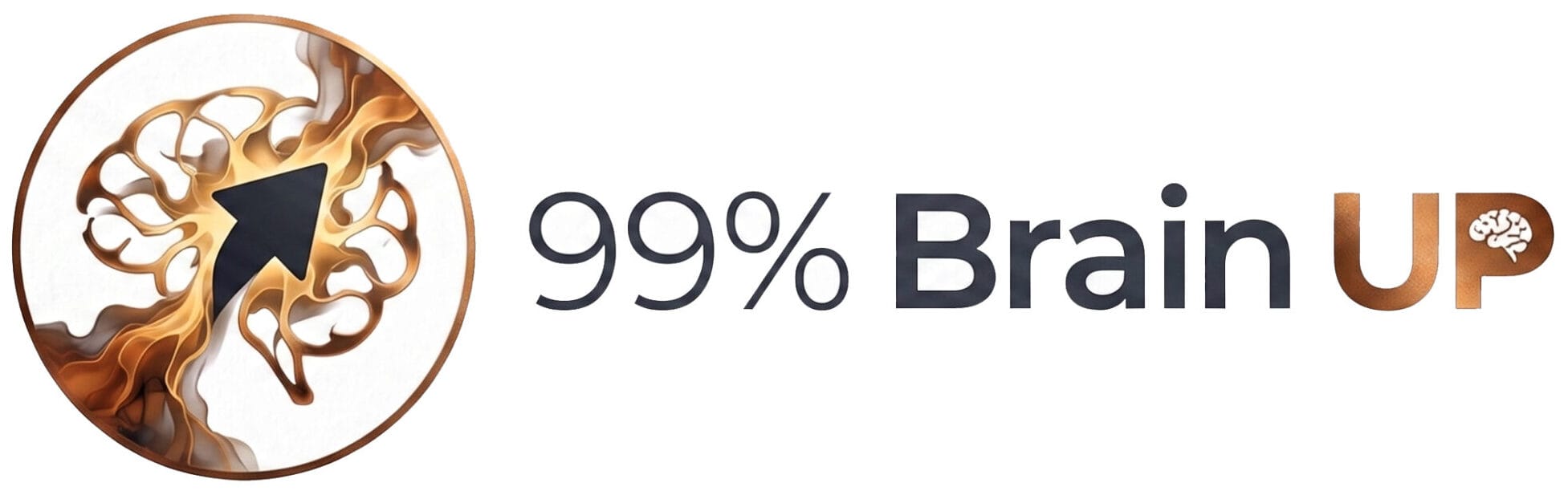 Logo for the 99 Brain Up blog about psychology and curiosities of the human mind.
