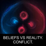 cognitive dissonance psychology - behavioral psychology illustration