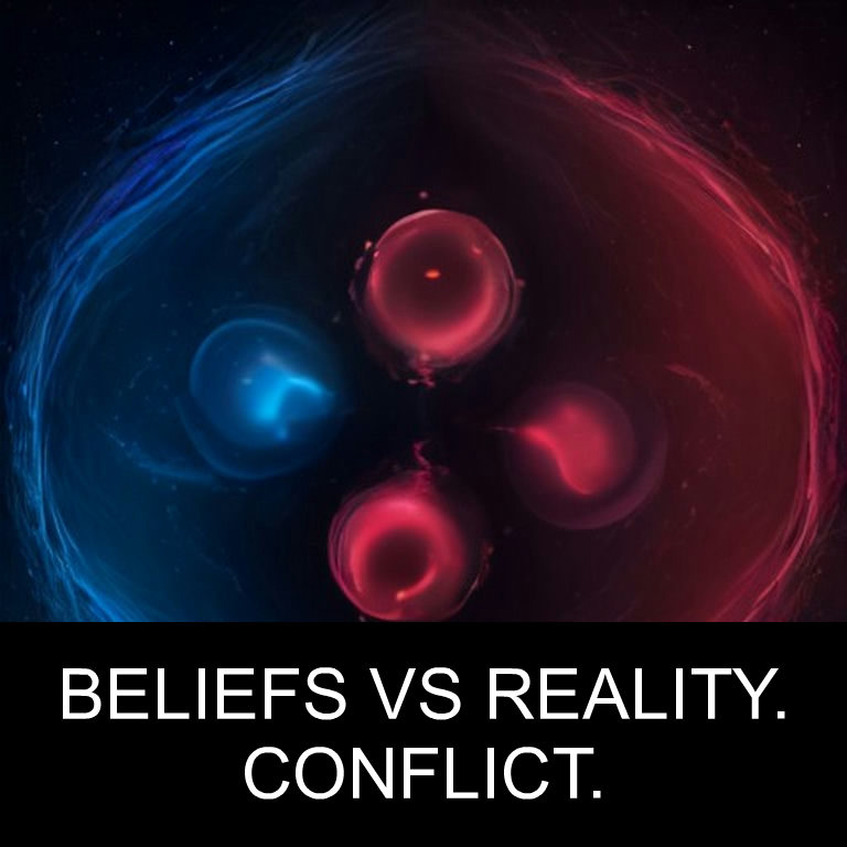 cognitive dissonance psychology - behavioral psychology illustration